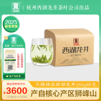 贡牌茶叶2025新茶预售 明前天赐精品级西湖龙井绿茶250g纸包装