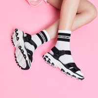 Skechers 斯凯奇 D’lites厚底增高熊猫凉鞋 魔术贴沙滩鞋女鞋 31514