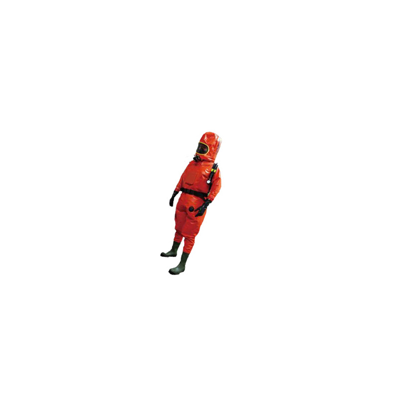 霍尼韦尔 EasyChem 1400020-XXL-44 防微生物橘红色外置防化衣服 XXL码