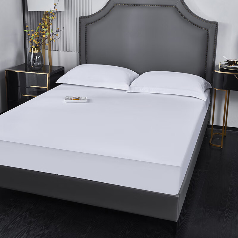 点途 DT-17 100%纯棉五星级酒店床品四件套 白色 1.8米床单款被套高清大图