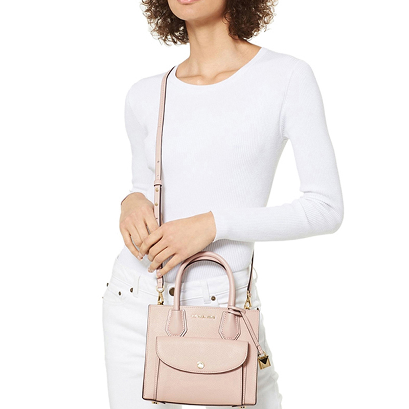 [直营]Michael Kors 迈克·科尔斯 女士浅粉色手提包 30F9GM9M8L-SOFTPINK