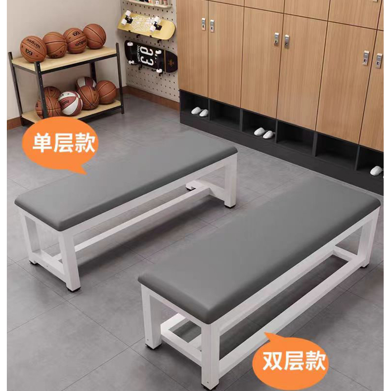 东业家具 浴室凳更衣凳DY-5西皮软包椅子1200*400*450 组高清大图