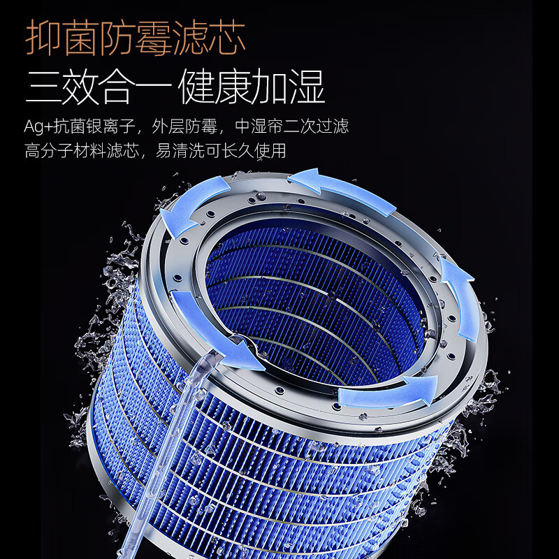 CEEREA 西丽无雾加湿器抑菌卧室婴儿家用桌面加湿净化空气大面积办公室保湿雾化器SZ-Y0112W!高清大图