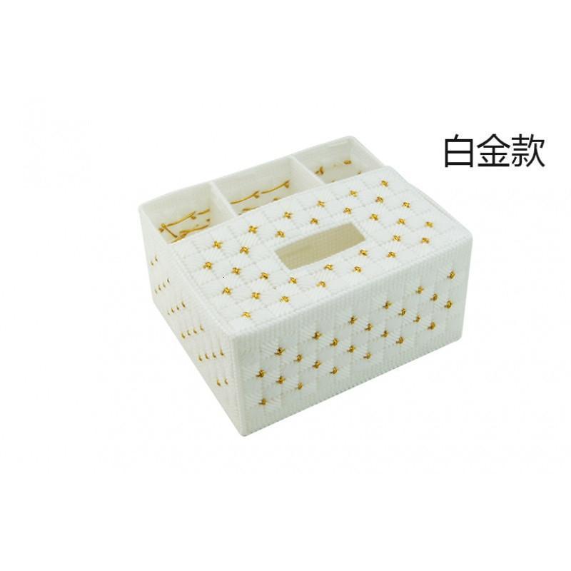 十字绣立体绣纸巾盒收纳盒笔筒抽纸盒毛线绣客厅手工艺术