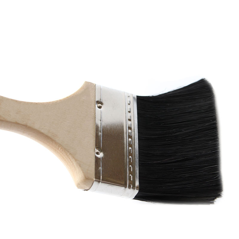 工霸(GONGBA)加厚黑毛油漆刷 扁油刷清洁刷 1.5寸 40mm(10把/件)1件