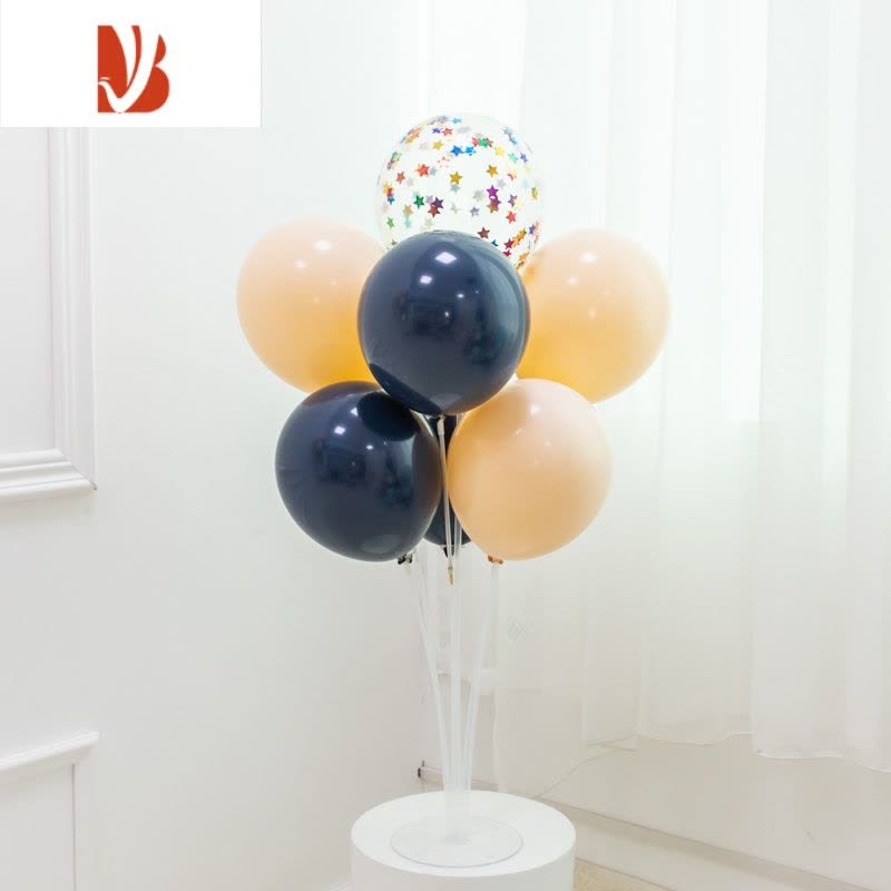三维工匠气球桌飘支架立柱装饰开业会场装饰布置宝宝生日宴会派对场景布置 桌飘套餐2图片
