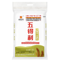 五得利 八星雪花小麦粉5kg面粉 高筋粉 多用途家用中馒头包子饼面条面包烘焙通用面粉 优质10斤原料白面