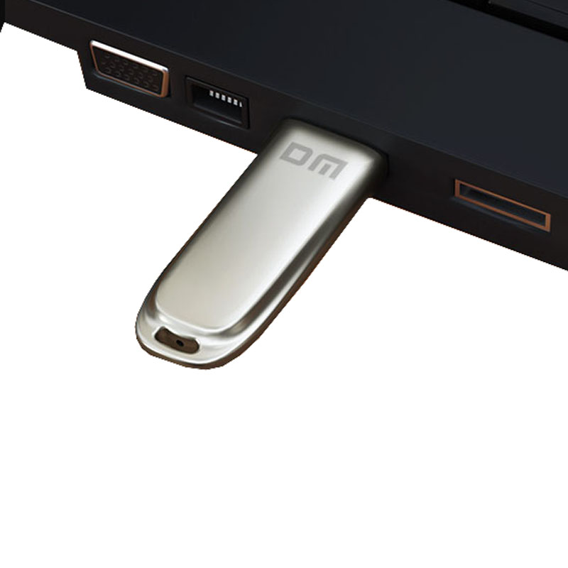 大迈(DM)PT187 64G 金属USB3.2 商务办公高速U盘(计价单位:个) 银色高清大图