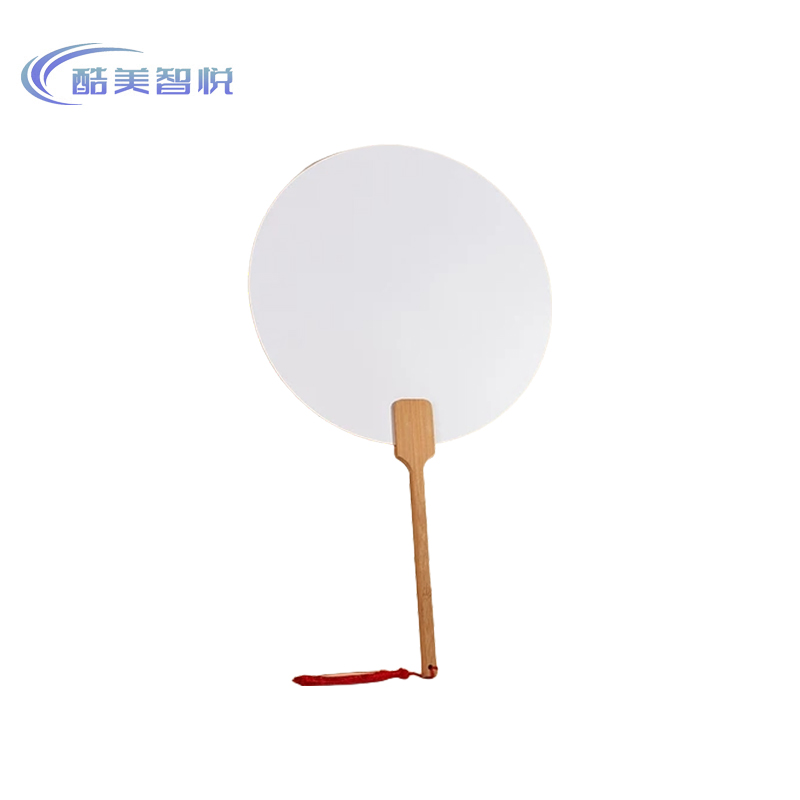 酷美智悦 纯白团扇 KM-XS458 个高清大图