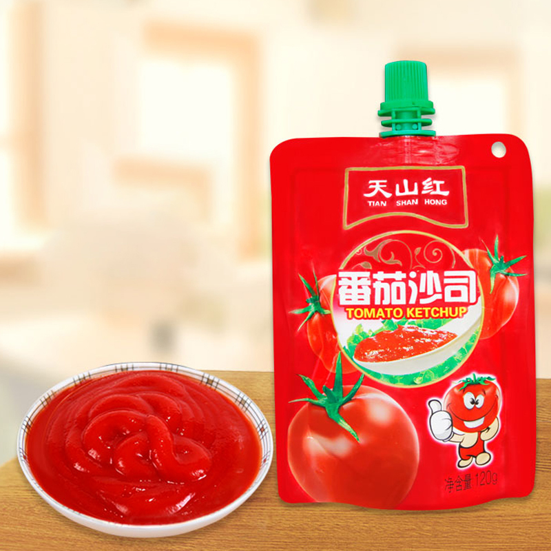 天山红 番茄沙司 120g 美味营养 番茄酱 酱料 调味品