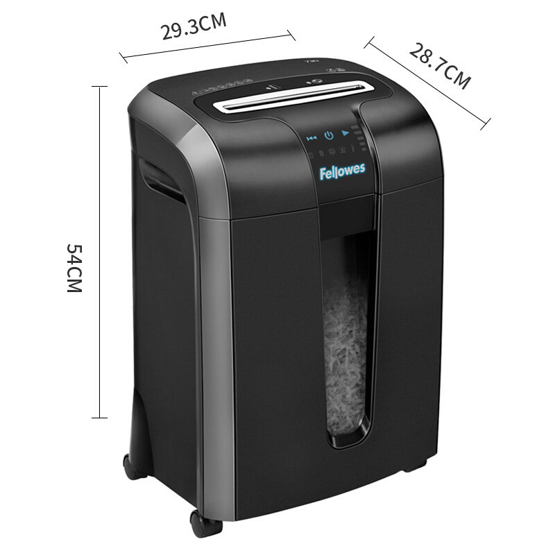 范罗士(Fellowes)73Ci碎纸机 商务办公碎纸机碎卡/光盘 4级 23L多功能/触摸感应/节能/单次碎纸12张