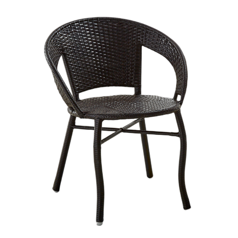 豫亨 阳台桌椅套装藤椅三件套户外网红休闲圆桌小腾椅子茶几组合靠背椅 PE藤编桌【颜色备注】