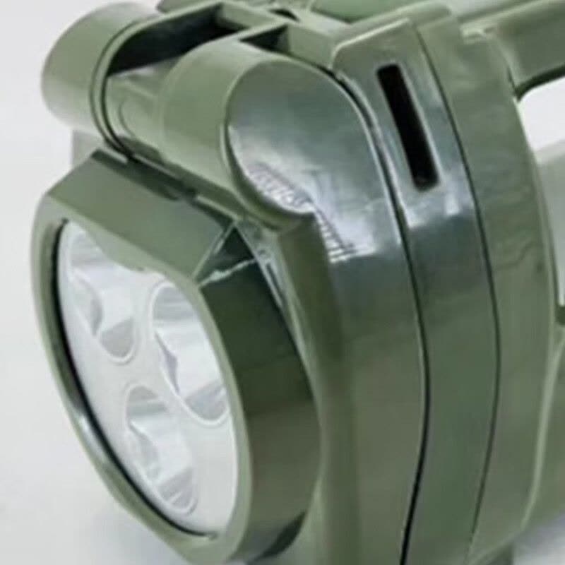 龙盾强光手电筒搜索灯铝盒装 磁力吸附手摇发电驻训手电筒图片