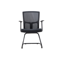 麦格尚 电脑椅CH-183C 家用靠背椅 护腰弓形椅 人体工学职员办公椅 弓形脚 T形扶手