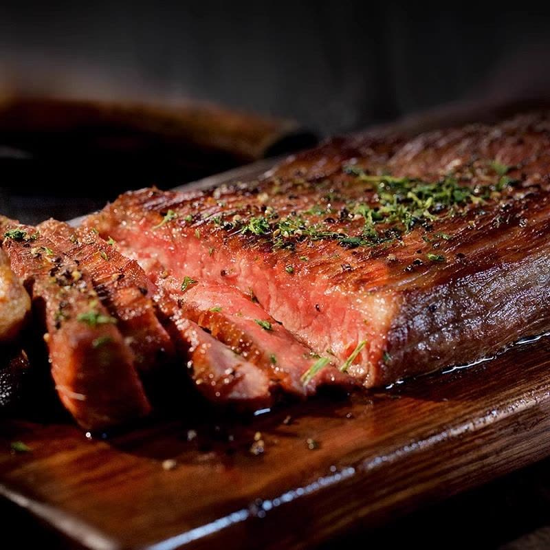 艾克拜尔原切上脑牛排1kg(约8片)送酱包图片