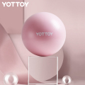 yottoy瑜伽球小球普拉提训练盆底肌健身核心俞珈器材弹力球运动球 仙女粉【直径25cm】