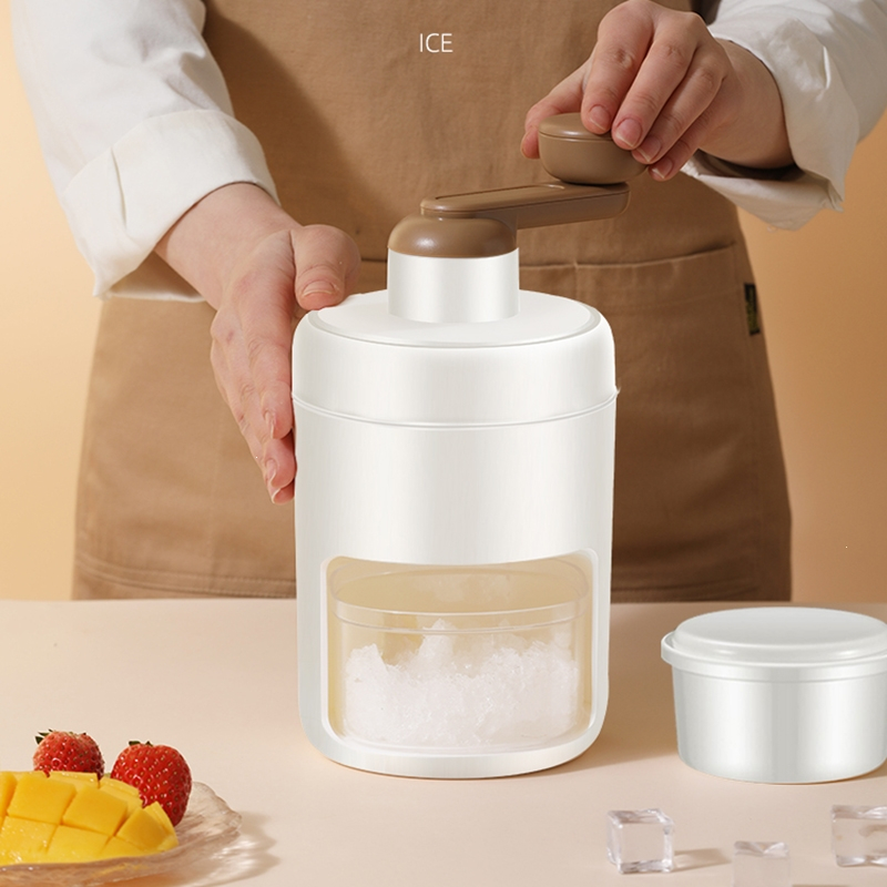 刨冰机家用小型碎冰机刨冰制冰沙机手动雹冰机手摇绵绵冰机器_刨冰机