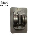 蔚珺免打孔淋浴花洒固定支架枪灰个