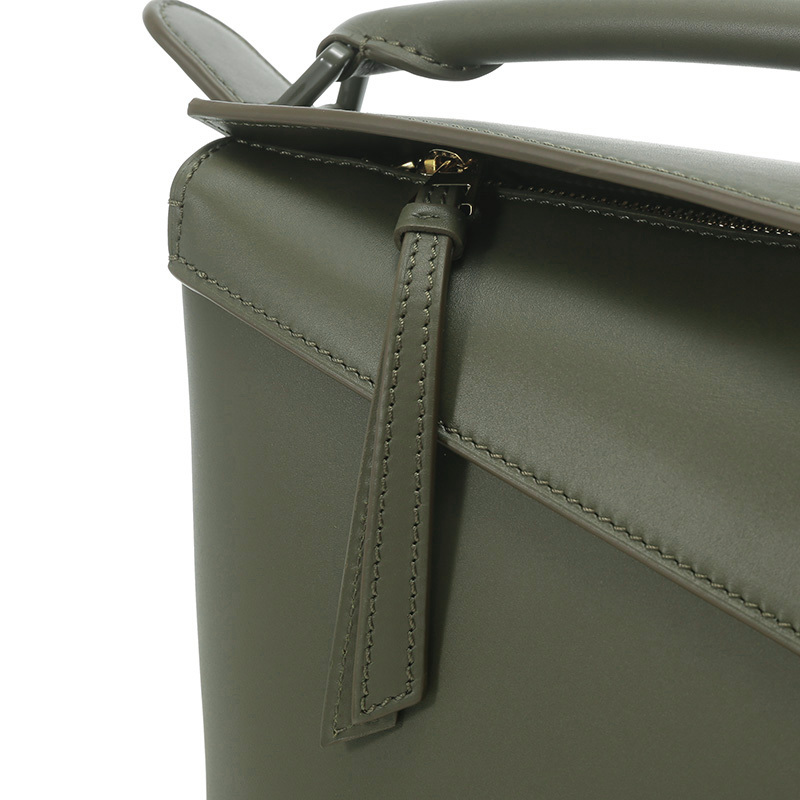 罗意威loewe女士puzzle系列牛皮革edge手提单肩斜挎包几何手袋小号