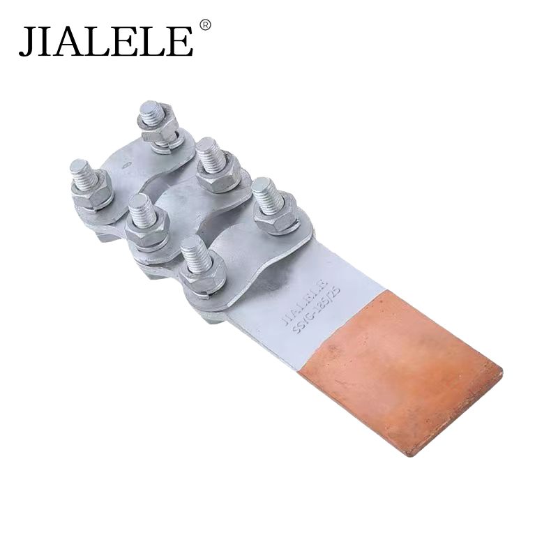 JIALELE 双导线铜铝过渡设备线夹 SSYG-185/25 个高清大图