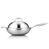 炊大皇(COOKER KING) 炒锅 WG14450鼎味多层钢炒锅304不锈钢 多层钢无涂层 复底 电磁炉通用