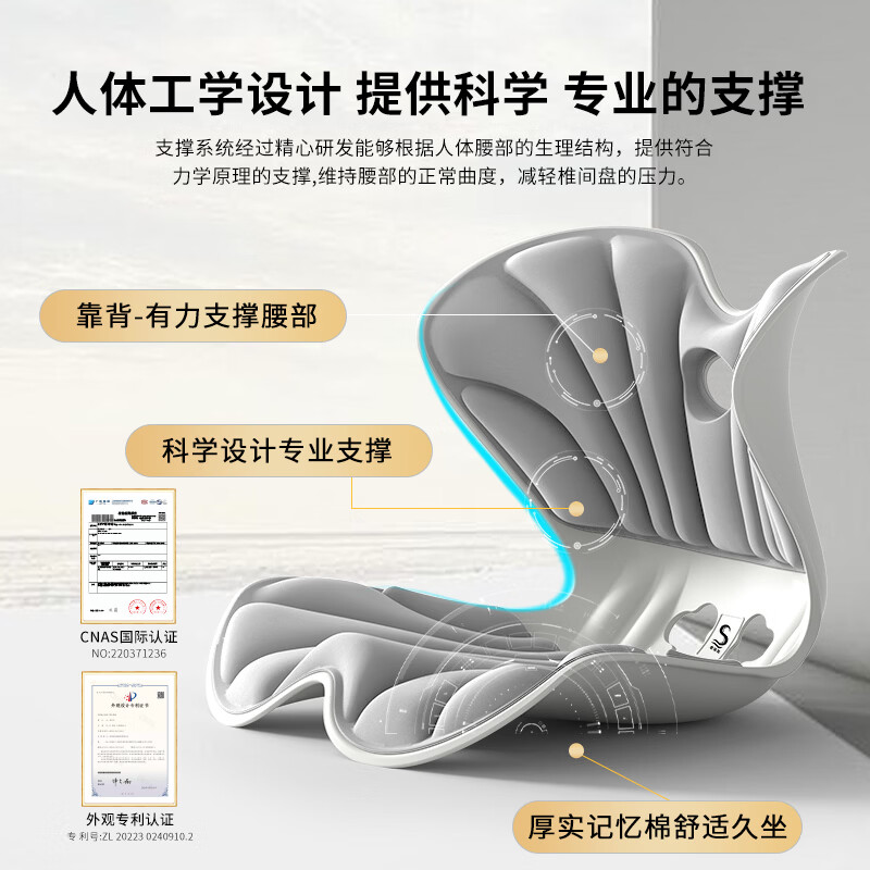 思菲其 护腰靠垫护腰久坐神器 加大包裹款S027高清大图