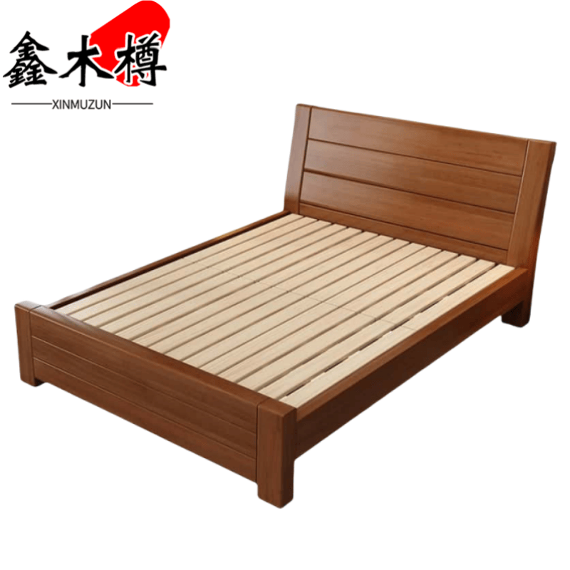 鑫木樽实木床150*200*99cm张高清大图