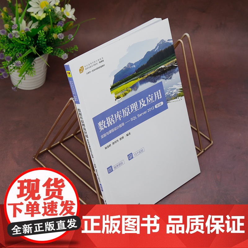 [正版新书] 数据库原理及应用实验与课程设计指导——SQL Server 2012(第2版) 刘金岭、龚丹丹、蔡博 清华高清大图