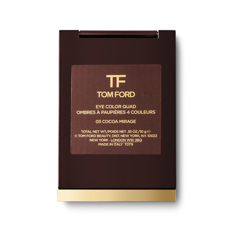 汤姆福特(Tom Ford)幻魅四色眼影盘10g 03#cocoa mirage眼部修容不晕染哑光TF眼影