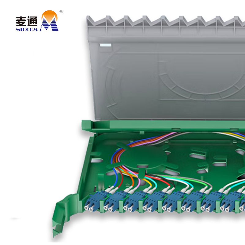 麦通 ODF箱 光纤配线箱 熔接24口满配 单模LC/PC /台高清大图
