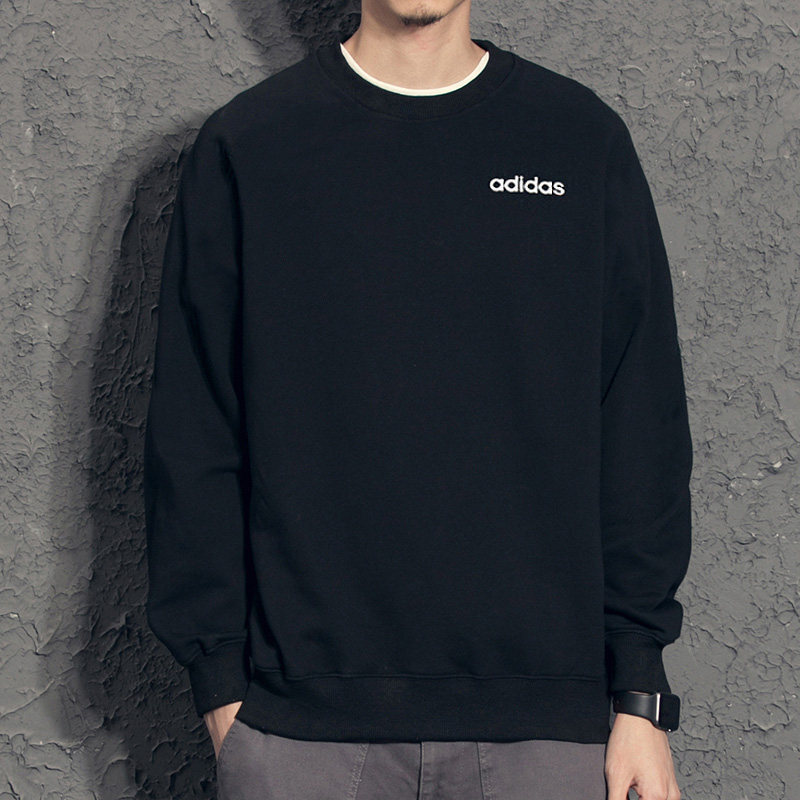 阿迪达斯adidas卫衣男男士运动圆领套头衫du0395