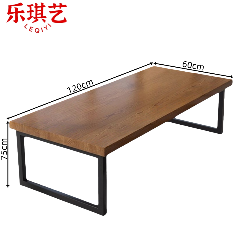 乐琪艺职员桌120*60*75cm张高清大图