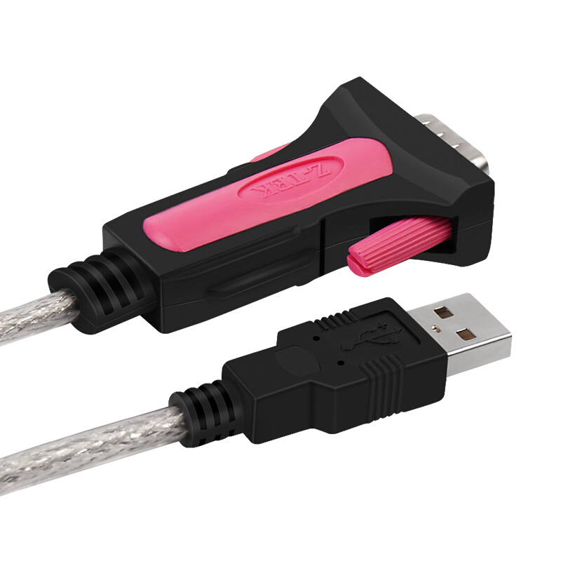 USB转串口线 工业级USB转RS232串口线 USB2.0 to DB9针公头,5米(一根装)
