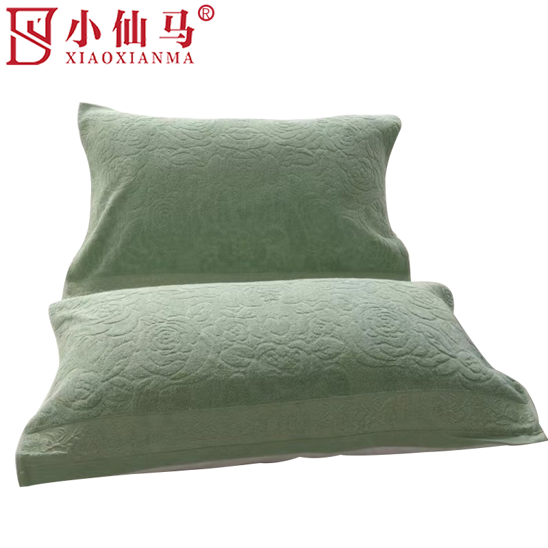 小仙马 纯棉枕巾 ZJ-001 条高清大图