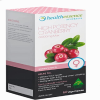 【澳洲直邮】Health Essence 蔓越莓60000Mg 60片/瓶 女性膀胱炎 澳洲进口 奇易购