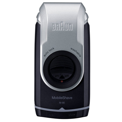 【灵活轻便】博朗(BRAUN) M90单刀头电动剃须刀 干电池式 全身水洗 灵动贴面 劲能剃须
