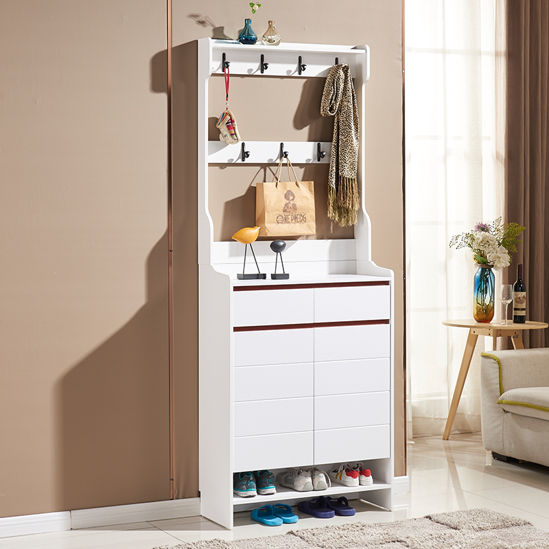 衣帽柜鞋柜衣架一体家用口鞋柜简约现代厅柜闪电客大容量储物玄关柜