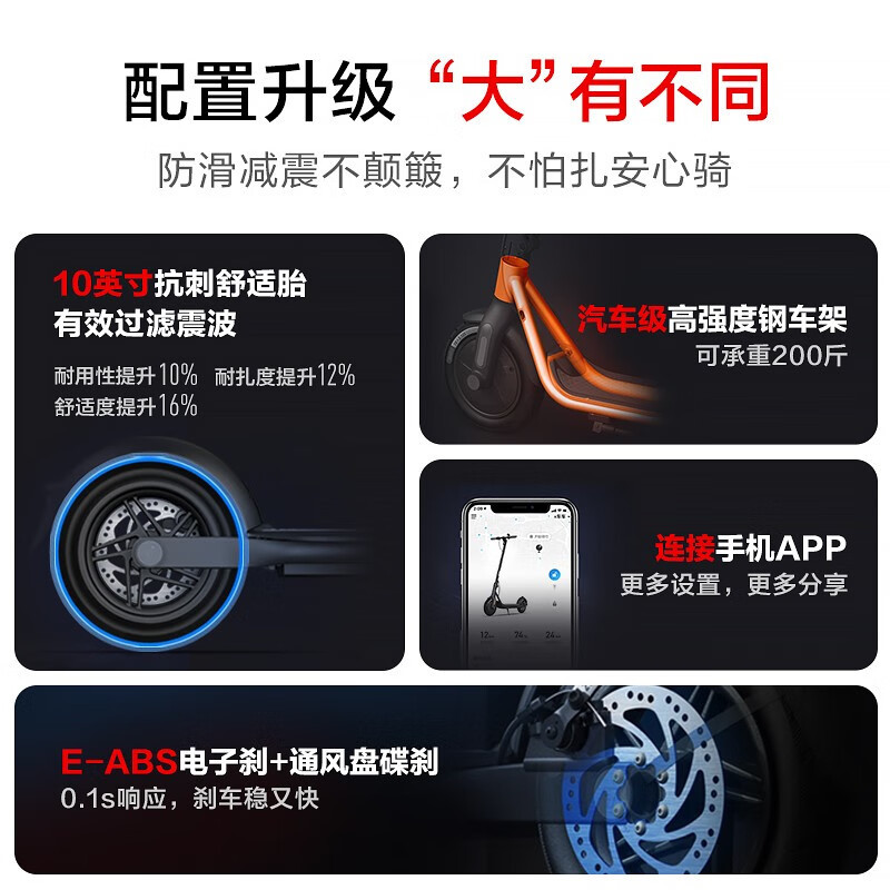 Ninebot 九号电动滑板车F28