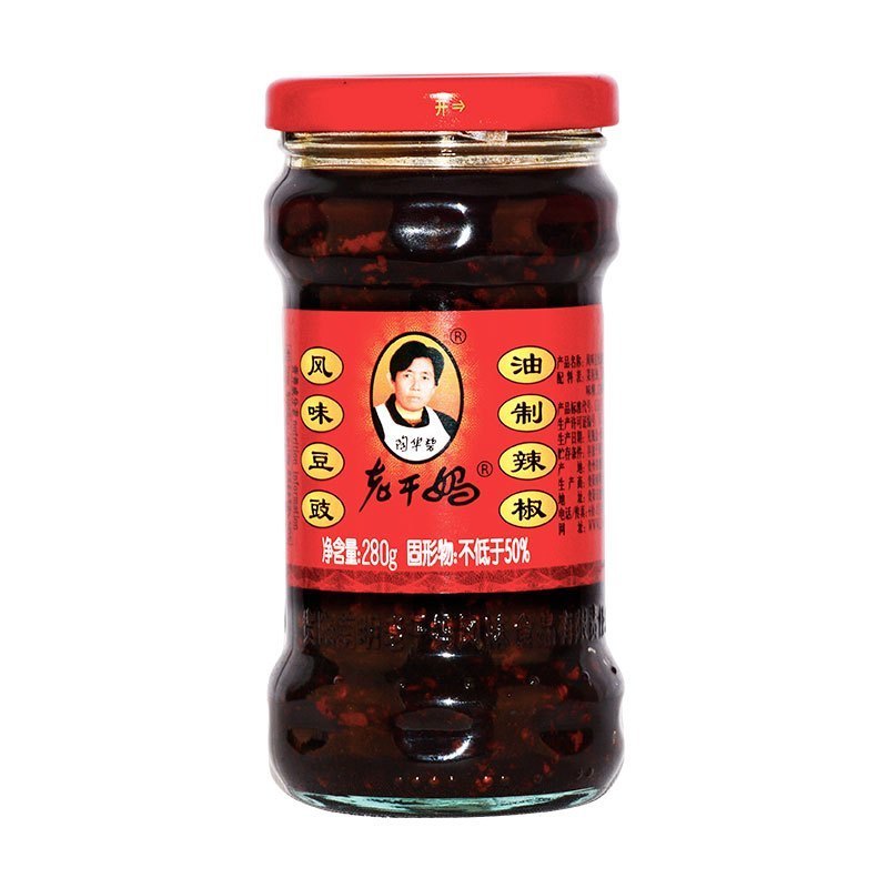 陶华碧老干妈风味豆豉油辣椒280g辣椒酱下饭菜佐餐酱拌饭酱香辣酱