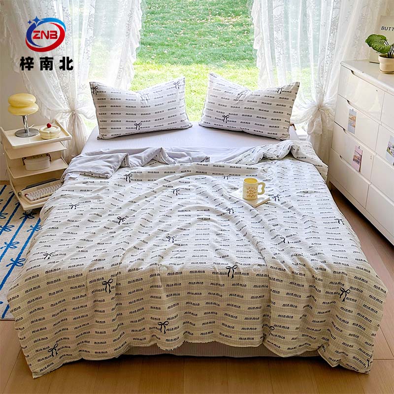 梓南北 夏被空调被四件套 ZNB/B13 套高清大图