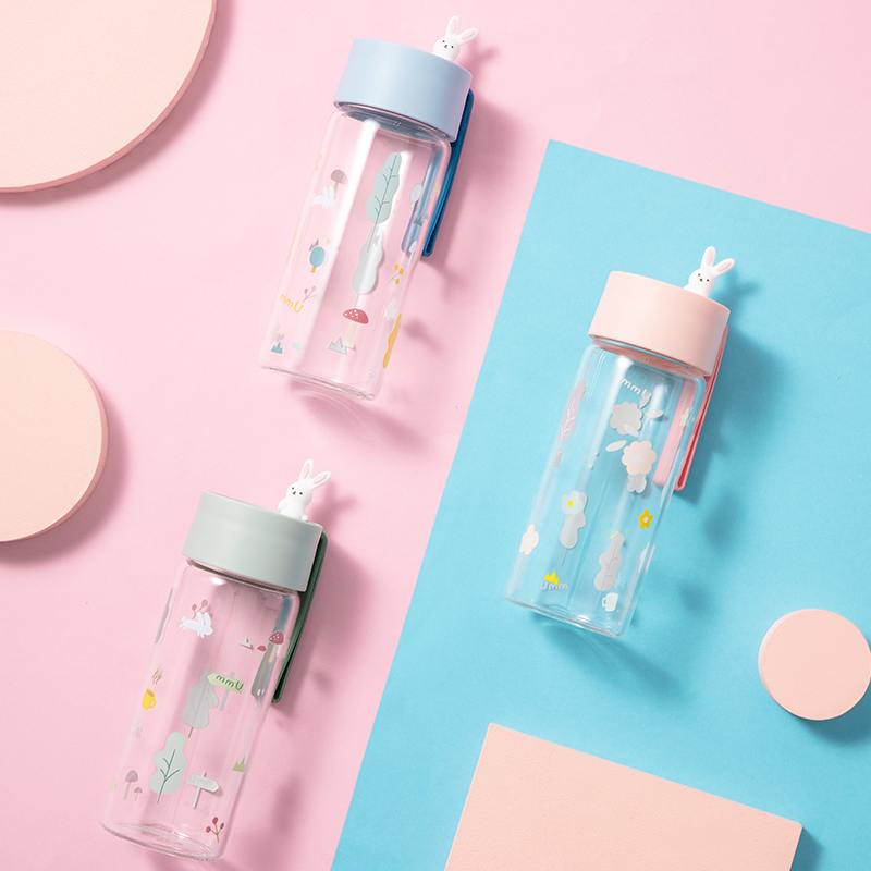 名创优品(miniso) 森林系列茶具高硼硅玻璃杯(300mL)