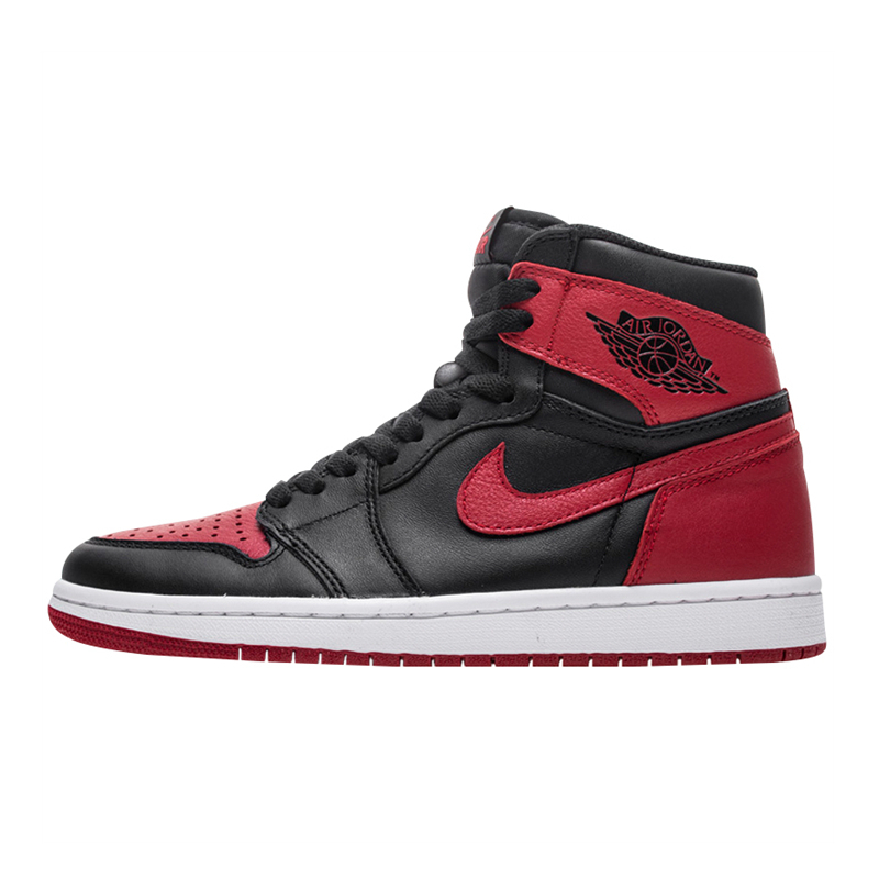 nike air jordan aj1 aj1 乔1 黑红脚趾禁穿年度新秀陈冠希联名丝绸
