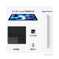 2020款 Apple iPad Air 10.9英寸 全面屏 平板电脑 64GB Wifi版 MYFN2CH/A 银色