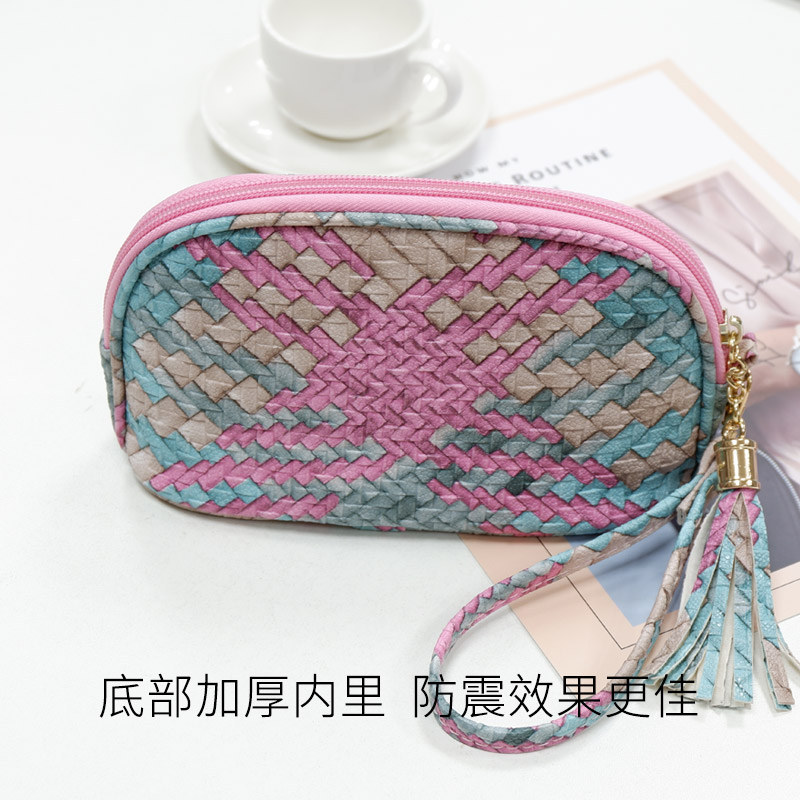 精油包15便携收纳包流苏手拿随身袋适用口红化妆品包收纳袋 三维工匠储物箱高清大图