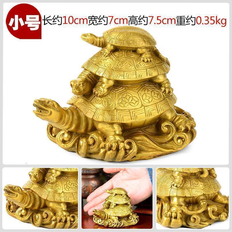 家柏饰(CORATED)铜乌龟摆件 铜龟祝寿贺寿家居客厅装饰工艺品高清大图