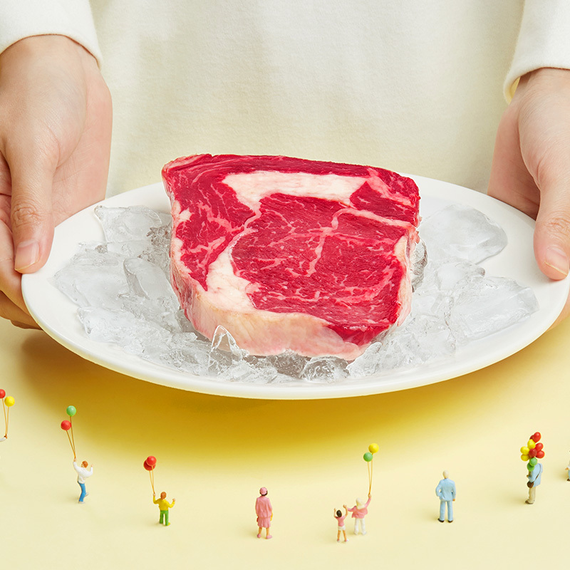绝世 澳洲原肉整切牛绝世 澳洲原肉进口整切家庭牛排10片组合装(1.3kg)菲排黑椒牛肉10片家庭新鲜菲力眼肉组合装