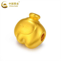 【中国黄金】足金对象系列吊坠-礼帽转运珠吊坠 情侣黄金吊坠（定价）