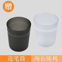 白雪(snowhite)直液式走珠笔0.5mm速干全针管型黑色笔学生用中性笔考试碳素签字红水笔PVN155直