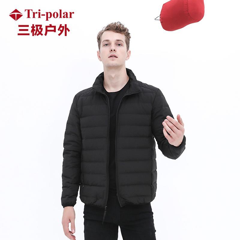 TP9011 秋冬新款轻薄立领外套大码羽绒服男短款