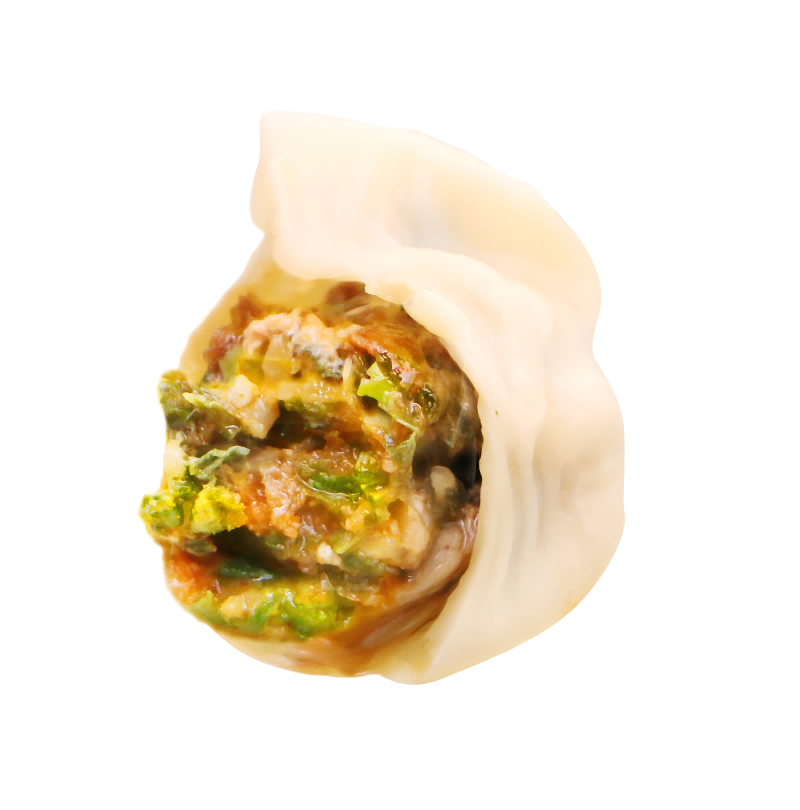 京蒙印象猪肉山芹菜速冻水饺400克/袋高清大图